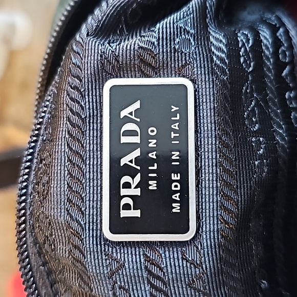 Prada Green Nylon Shoulder Bag - Picture 14 of 16